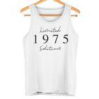 Limited Edition 1975 Birthday 1975 Born 1975Intage Blue Tank Top