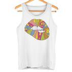 Make Love Not War 70Er Jahre Hippie Stil Tank Top