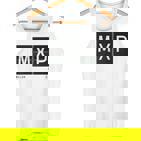 Mxp Milan It Italien Retro Flughafen Code Weltreisender Raglan Tank Top