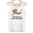 Official Sleep Pyjamas Nightdress Koala Gray Tank Top