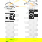 Ory Paris Fr Frankreich Retro Weltreise Flughafen Code Tank Top