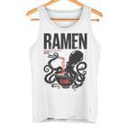 Ramen Anime Manga Kawaii Otaku Fashion Backprint Streetwear Gray Tank Top