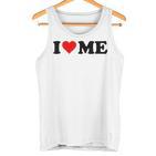 Red Heart I Love Me Tank Top