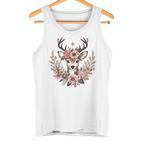 Reh Damen Reh Kostüm Kinder Carnival Reindeer Tank Top