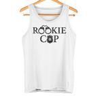 Rookie Novelty Rookie Cop Police Gray Tank Top