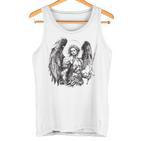 Saint Michael The Archangel Tattoo Style Tank Top