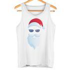 Santa Claus Sunglasses Christmas Santa Claus Long-Sleeved Tank Top