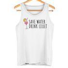 Save Water Drink Lillet Summer Alcohol Lillet S Tank Top