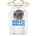 Sleep Sad Hamster Sleep Meme Sleeping Hamsti Tank Top