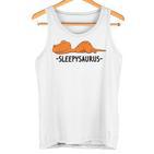 Sleepysaurus Schlaf Schlafanzug Nachthemd Dinosaurier Tank Top