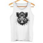 Wild Boar Boar Hunting Hunter Wild Boar Green Tank Top