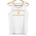 Yellowstone Dutton Ranch Gold Pocket Logo Long-Sleeved S Tank Top