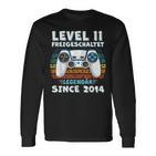 11Th Birthday Boy Decoration 2014 11Th Birthday Langarmshirts