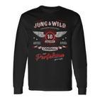 18 Jahre Jung & Wild Zum Perfektion Matured 18Th Birthday Langarmshirts