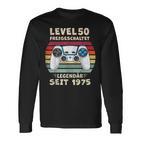 1975 Geburtstag Mann 50 Jahre Deko Lustig 50Er Geburtstag Langarmshirts