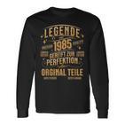 1985 Birthday Man 40 Years Decoration 40S 40Th Birthday Langarmshirts