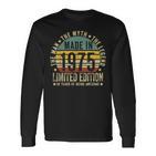 50 Year Oldintage 1975 Limited Edition 50Th Birthday Langarmshirts