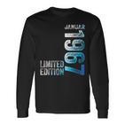 56Th Birthday Man 56 Years Limited Edition January 1967 Langarmshirts