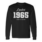 58 Jahreintage 1965 Limited Edition 58Th Birthday Langarmshirts