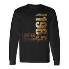 60Th Birthday Man 60 Years Limited Edition January 1965 Langarmshirts