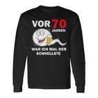 70Th Birthday Man 70 Years Decoration 70S 70Th Birthday Langarmshirts