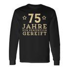 75Th Birthday 1943 Born Idea Langarmshirts