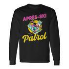 80S Retro Apres-Ski Patrol Wear 90S Skiing Langarmshirts