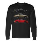 930 Turbo 911 992 964 996 4Th Of July American Langarmshirts