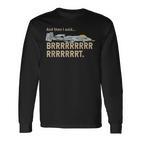 A10 Thunderbolt Warthog Brrrrt Attack Jet Langarmshirts