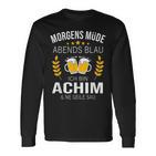 Achim Name Idea Birthday Saying Langarmshirts