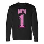 Aliya Supporter Number 1 Biggest Fan Langarmshirts