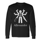 Alleskönner Craftsman Husband Father Tool Langarmshirts