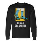 Alman With Sandals  For Friends & Colleagues Langarmshirts