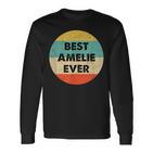 Amelie First Name Langarmshirts