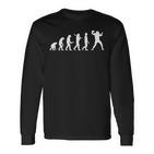 American Football Evolution For Football Player Langarmshirts