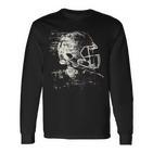 American Football Helmet Linemen Langarmshirts