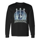 Anhaudax Guitar Bass Langarmshirts