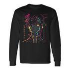 Anime Manga Motif Colourful Illustration Anime Langarmshirts