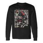 Anime Manga Streetwear Cyberpunk Aesthetic Techwear Harajuku Langarmshirts