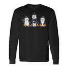 Antarctic Animal For Children Penguin Langarmshirts