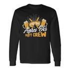 Après Ski Party Crew Saufen Apres Ski Winter Holiday Langarmshirts