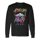 Apres Ski Party Team 2025 Colourful Langarmshirts