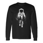 Astronaut Motiv Illustration Astronaut Langarmshirts