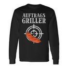 Auftrags Griller Wurst Grill Bbq Grill Master Langarmshirts