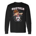 Austria Dabbing Football Boys' Jersey Children's Fan Langarmshirts