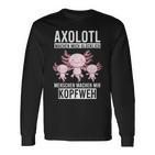 Axolotl Aquaristik Axolotlbreeder Langarmshirts