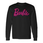 Barbie Official Barbie Logo Ladies Multi Colour Langarmshirts