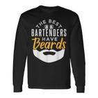 Bartender For Bartenders With Beards Langarmshirts