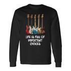 Bass Guitar Life Is Full Of Important Choices For Bassist Langarmshirts