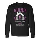 Bauherrin 2025 I Builder Construction Site Langarmshirts